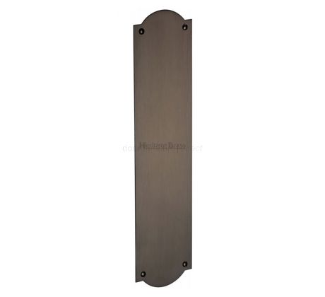 Matt Bronze S640 Shaped Finger Plate 305x77mm