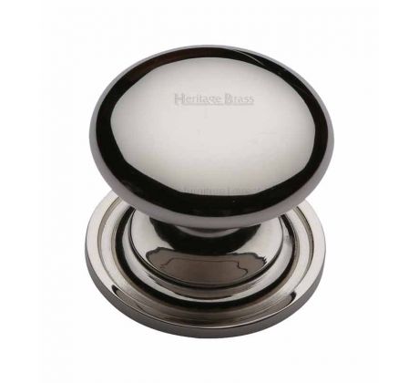 Polished Nickel Victorian Cupboard Knob