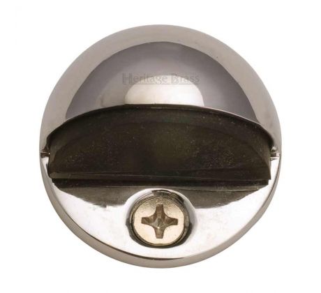Polished Nickel Hooded Door Stop 47mm
