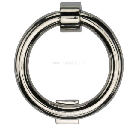Polished Nickel K1270 Ring Front Door Knocker 107mm