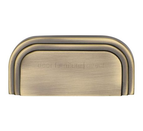 Heritage C1740 Antique Brass Bauhaus Drawer Pull