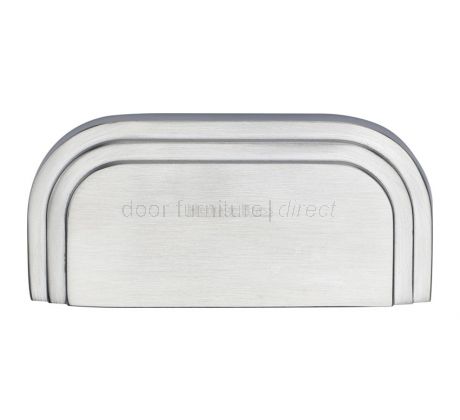 Heritage C1740 Satin Chrome Bauhaus Drawer Pull