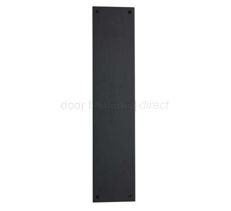 Heritage V740 Matt Black Finger Plate 350x76mm