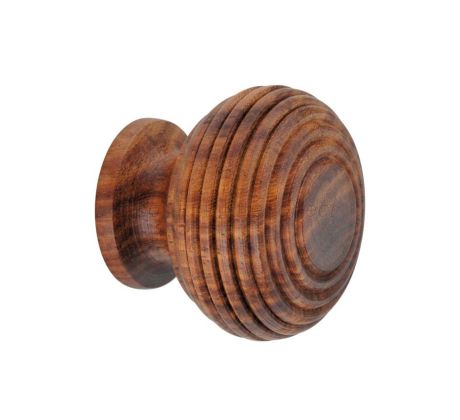 Rosewood Beehive Wooden Cabinet Knob 30mm