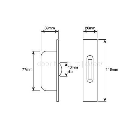 Chrome Sash Pulley Roller