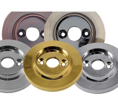 Metal Roses for Porcelain Mortice Door Knobs