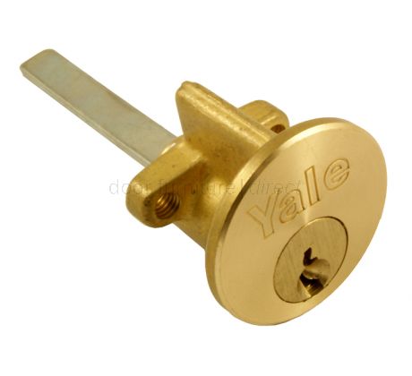 Yale 5 Pin Cylinder Polished Brass