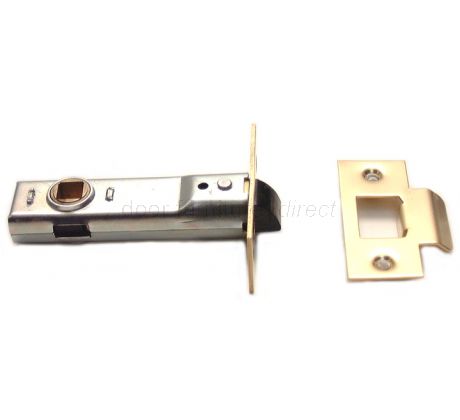 Union Tubular Mortice Latch Electro-Brassed 3in (80mm)