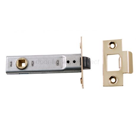 Union Tubular Mortice Latch Electro-Brassed 3.5in (91.5mm)