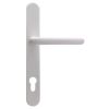 Fab and Fix Balmoral White Door Handles 92mm Centres