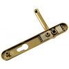 Fab and Fix Windsor Hardex Gold Door Handles 92mm Centres
