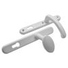 Fab and Fix White Kensington Lever Pad Handles