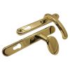 Fab and Fix Hardex Gold Kensington Lever Pad Handles
