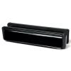 Fab and Fix Nu Mail Edge Black Telescopic Letterplate 310x68mm