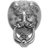 Fab and Fix Hardex Chrome Lion Head Door Knocker