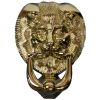 Fab and Fix Hardex Gold Lion Head Door Knocker