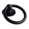 Fab and Fix Heritage Bull Ring Knocker Smooth Black