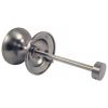 Fab and Fix Decorative Centre Door Knob 75mm Hardex Chrome
