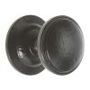 Fab and Fix Decorative Centre Door Knob 75mm Forged Black