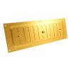Gold Anodised Aluminium Adjustable Vent 229x76mm