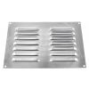 Brushed Stainless Steel Louvre Vent upto 229x152mm Openings