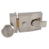 Yale 89 Satin Chrome Deadlocking Nightlatch