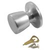 Era Satin Chrome Knobset Style Dummy Door Knob