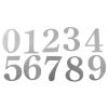 51mm Adhesive Silver Numerals and Letters