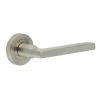 Nero JV600 Satin Nickel Jet Lever on Rose Door Handles