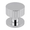 Polished Chrome Cog Mortice Door Knobs 60mm