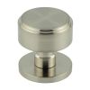 Satin Nickel Step Mortice Door Knobs 60mm
