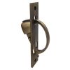 Antique Brass Sliding Door Edge Pull BUR280AB