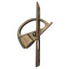 Antique Brass Sliding Door Edge Pull BUR280AB