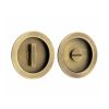Circular Turn and Release 75mm Antique Brass BUR216AB