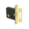 Polished Brass Sliding Bathroom Door Lock 76mm