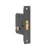Dark Bronze Sliding Bathroom Door Lock 76mm