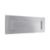 Satin Chrome Horizontal Letter Box 306x104mm