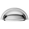 Polished Chrome Oxford Drawer Pull 76mm