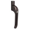 Architectural PVCU Inline Locking Window Handle Hardex Bronze