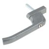 Architectural PVCU Inline Locking Window Handle Hardex Pewter