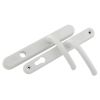Fab and Fix Berwick White Security Door Handles