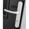Fab and Fix Berwick White Security Door Handles