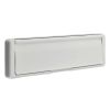 Nu Mail Shield External Letter Plate White 310x76mm