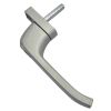 Architectural PVCU Inline Locking Window Handle Premium Satin