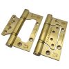 Satin Brass Grade 11 Flush Hinge 100x79x3mm In Pairs
