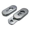 Architectural Euro Escutcheons Hardex Graphite 4F055
