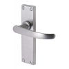 Avon Straight Lever Satin Chrome Latch Door Handle Set