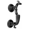 Smooth Black Iron Door Knocker 1005