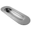 Satin Stainless Steel Oval Flush Pull 120x41mm