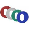 Coloured Nylon OVAL cylinder Escutcheon in Pairs